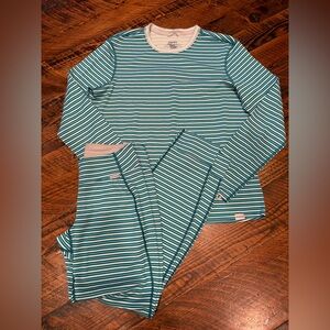 Patagonia Women’s Capilene 3 Mid-Weight Baselayer Set Bottom Sz M Pants & L Top